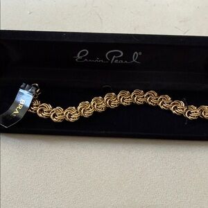 Erwin Pearl Brass Bracelet